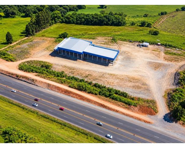 Imóvel Rural | A.t. 5,00 Ha – Edificação de Pavilhão 1.600M² | BR-386 | Soledade/RS